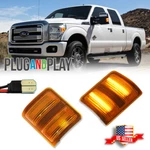 Ford F250 F350 F450 F550 Amber Lens Full Led Side Mirror Marker Signal Light. Fixed Price $19.99.