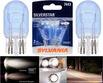 Sylvania Silverstar 7443 25/6W Two Bulbs Brake Stop Tail Light Replace Upgrade. Fixed Price $13.50.
