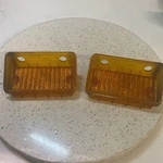 Set Of 2 - 1970 Chevrolet Chevelle Parking Light Lens, Guide 14, Oem. Fixed Price $39.00.