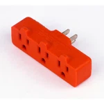 Heavy-duty Grounded Triple Tap Adapter: 3-WAY Electrical Splitter With Outlets. Fixed Price $6.89.