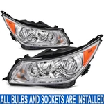 Chrome Pair/set Reflector Headlight Assembly W/bulb For Buick Lacrosse 2010-2013. Fixed Price $245.99.