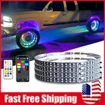 Pack Of 4 15.5'' Rgb Wheel Ring Lights Led For Truck Car Rim App. Fixed Price $46.99.