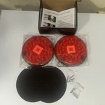 Round Halo 7" Transit Bus Tail Lights 72 Leds Red Lens For Dc 10-30V. Fixed Price $24.99.