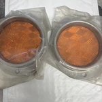 Set Of 2 Grote 40193 Armored Reflector Round, Amber, 11/16 In Overall Lg,. Fixed Price $17.51.