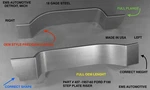 1957-60 Ford F100 Truck Step Plate Riser 58 59 Usa Made #407 Left & Right. Fixed Price $285.00.