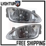 Headlights Headlamps Pair Left Right Set For 99-00 Hyundai Elantra. Fixed Price $137.00.