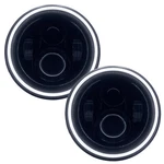 Oracle Lighting Off-road 7IN High Powered Led Headlights Black Bezel White. Fixed Price $373.00.