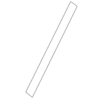 Genuine Nissan Sealing Strip 63818-3S510. Fixed Price $16.65.
