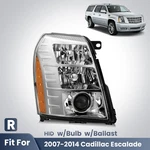 Hid Headlight For 2007-2014 Cadillac Escalade W/bulb W/ballast Passenger Side. Fixed Price $138.00.