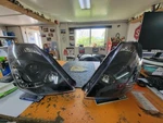 Set Of Drl Led Projector Headlights - Spider 5032225. Fits 04 05 Nissan 350Z. Fixed Price $350.00.