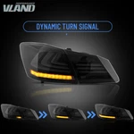 Vland Smoked Led Tail Lights W/sequential Indicator For 13-15 Honda Accord Sedan. Fixed Price $197.99.