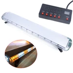 Led Light Bar Emergency Beacon Strobe Warn Tow Truck Response Amber White. Fixed Price $156.48.