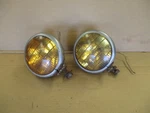 Vintage Auto Radiator No. 20-22 Fog Lamps Lights Pair Hot Rod Lowrider Bomber. Fixed Price $98.10.