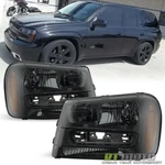 Exclusive Dark Smoke 2002-2009 Chevy Trailblazer Headlights Headlamps 02-09. Fixed Price $88.99.