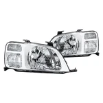 Headlight Set For Honda Cr-v 97-01 Lh Right Front Factory Halogen 33101S10A01. Fixed Price $101.90.