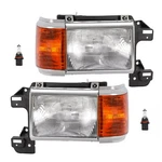1987-1991 1990 Ford F150 F250 Bronco Truck Headlights Chrome Trim Headlamps. Fixed Price $118.00.