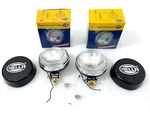 Pair Hella Clear Fog Lamp With Cover Bulb H3 Halogen Universal Fit. Fixed Price $74.80.