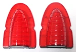 New Trim Parts Tail Light Lens Set Pair / For 1954 Chevy 150 210 Bel A1010. Fixed Price $39.99.