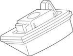 Genuine Infiniti License Lamp 26510-EG00A. Fixed Price $53.09.