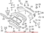 Genuine Rear Driver Left Bumper Reflector For Mercedes-benz W164 GL450 GL550. Fixed Price $30.79.