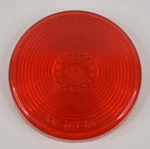 Dietz 118-0 Red Stop Tail Light Lens 3-3/8" Od X 3-1/4" Id Snap On SAE-DST-60. Fixed Price $13.49.