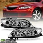 For 2003-2005 Mazda 6 W/o Fog Factory Headlights Headlamps Pair Left+right. Fixed Price $169.99.