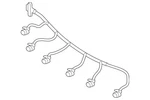 Genuine Mercedes-benz Electrical Wiring Harness 117-540-27-10. Fixed Price $119.50.
