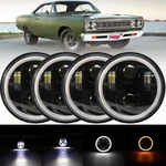 4PCS Dot 5.75 5-3/4 Led Headlights Hi-lo Projector For Cadillac Calais 1965-1974. Fixed Price $119.99.