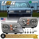 Ecode Oe Xenon Rep. Chrome Headlight For 1999-2004 Vw Jetta Iv Halogen Model. Fixed Price $324.95.