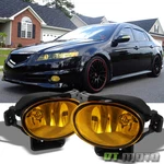 2007-2008 Acura Tl Yellow Bumper Fog Lights Lamps Set W/bulbs 07-08 Left+right. Fixed Price $68.99.