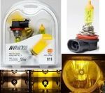 Nokya 2500K Yellow H11 NOK7618 55W Two Bulbs Fog Light Replacement Halogen Lamp. Fixed Price $27.55.