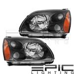 Left Right Pair Dark Bezel Halogen Headlamps For 2004-2012 Mitsubishi Galant. Fixed Price $193.83.