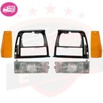 New For Cherokee 1991-1996 Headlight Door Bezel Black Park Side Marker 6PC. Fixed Price $129.99.