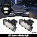 Pcs Led License Plate Light White For Mercedes-benz C320 C350 C230 C280. Fixed Price $12.59.