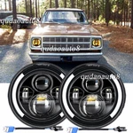Pair 7" Round Led Headlight High/low Halo Drl Beam Lamp Fit Dodge D150 1970-1980. Fixed Price $37.49.