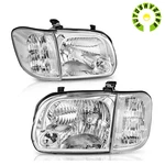 Headlights For 2005-2006 Toyota Tundra Double Cab 05-07 Sequoia Headlamps. Fixed Price $89.00.