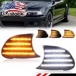 2X Smoke Switchback Led Drl Corner Signal Lights For 2000-2001 Bmw 3-SERIES 2-DR. Fixed Price $63.99.