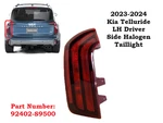 Oem 2023-2024 Kia Telluride Lh Driver Side Halogen Tail Light 92401-S9500. Fixed Price $125.00.