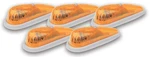 Pacer Performance Hi-five Cab Roof Lights Amber Teardrop- 20-205. Fixed Price $84.41.