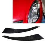 2X Carbon Fiber Headlight Eyelid Eyebrow Trims For Infiniti G35 Coupe 03-06 New. Fixed Price $42.75.