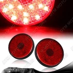 Red Lens Led Rear Bumper Reflector Lights For 08-10 Toyota Highlander Sequoia. Fixed Price $21.99.