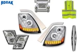 Full Led Headlight Pair + Fog Lights Compatible With Volvo Vnl 2004-2017. Fixed Price $999.99.