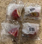 4 Pack Truck Lite Beehive Lamp-red- 10203R. Fixed Price $24.99.