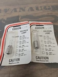 Salty Edison 50W Halogen Lamp/bulb No. 795 (g.e. #7695) Lot Of 2 Nos. Fixed Price $19.99.