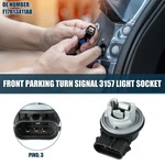 Front Parking Turn Signal 3157 Light Socket Ford Pins NO.F17B13411AB. Fixed Price $11.49.