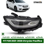 For 2021-2026 Chrysler Pacifica Full Projector Headlight W/led Module Right. Fixed Price $136.99.