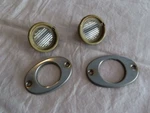1971-1973 Oldsmobile Rear Bumper License Plate Light Lamp Socket W. Trim Bezel. Fixed Price $24.95.