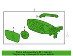 Hyundai 92102 AB100 Right Head Light Lamp For 21-23 Elantra New Genuine. Fixed Price $695.97.