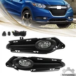 Pair For 2016-2018 Honda Hr-v Hrv Clear Bumper Fog Lights Lamps W/bezel+switch. Fixed Price $34.98.