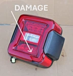 Damage! Jeep Wrangler Tail Light Right Passenger 2018 2019 2020 2021 2022 Oem. Fixed Price $121.80.
